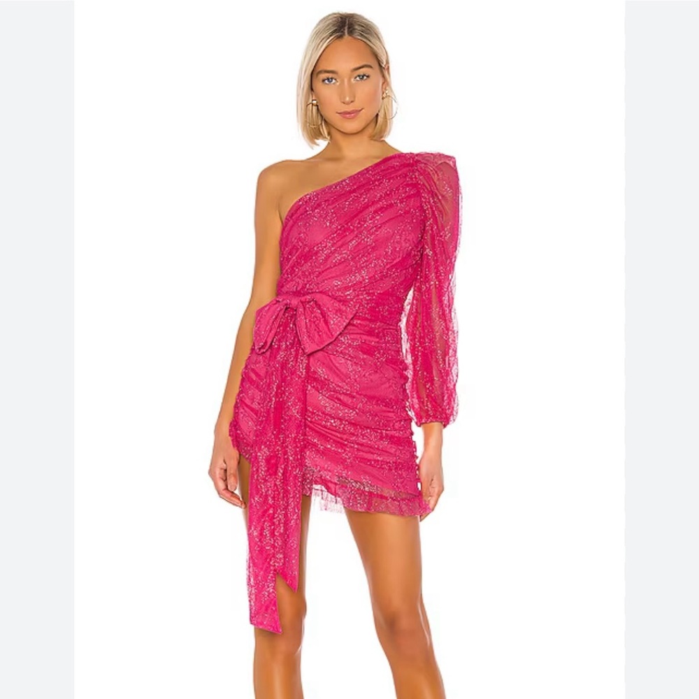 For Love & Lemons Dynasty One Shoulder Dress